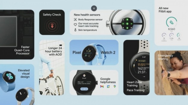 Представлено розумний годинник Google Pixel Watch 2