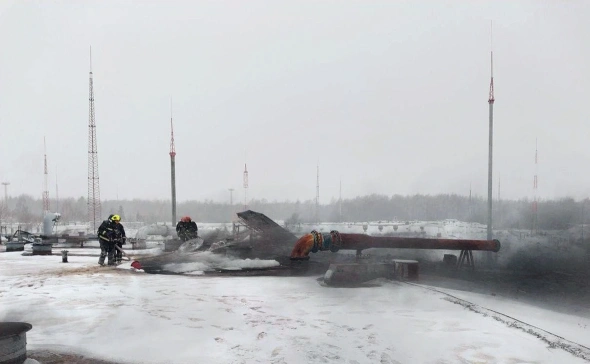  Крупное нефтехранилище «Гомельтранснефть Дружба» горело в Беларуси 